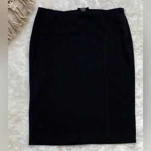 Black pencil skirt